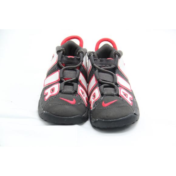 Nike Air More Uptempo Shoes Toddler 5C Gray Ash White Black Sneakers DH9722 200 - Picture 2 of 6